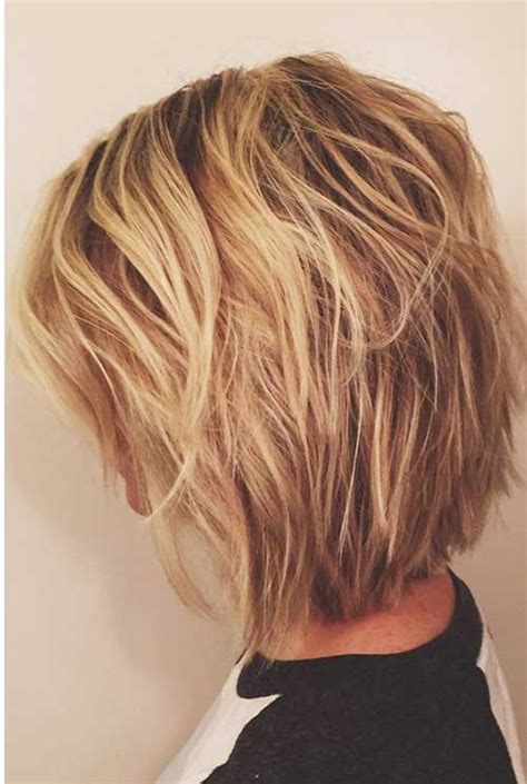 32 layered bob hairstyles and new ways of adding layers. Short Layered Bob Pictures