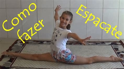 052 Como Fazer Espacate Na Ginástica Rítmica How To Do Splits Youtube