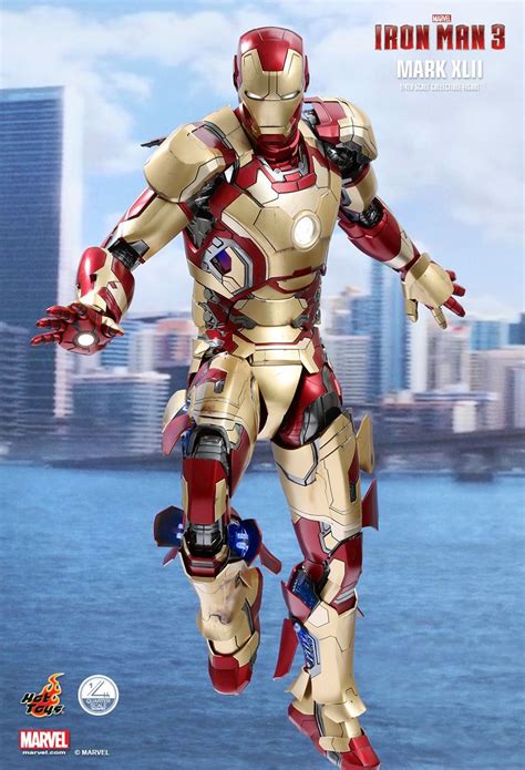 Hot Toys Iron Man 3 Mark Xlii Deluxe Version 14th Scale