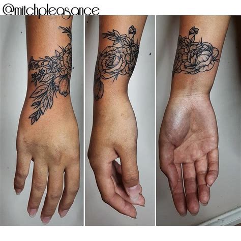 This almost transparent heart tattoo. #wristtattoos | Wrap around wrist tattoos, Around arm ...