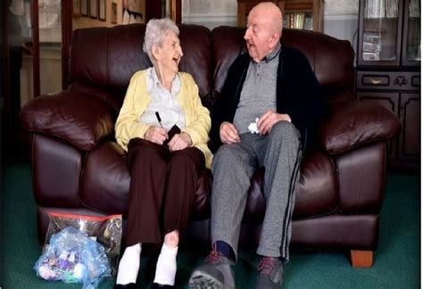 98 year old mom moves into care home for 80 year old son