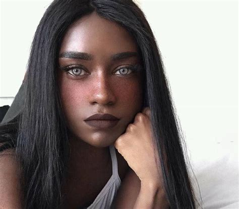 Pin By Adri ☾ On Faceclaims Beautiful Eyes Portrait Dark Skin Beauty
