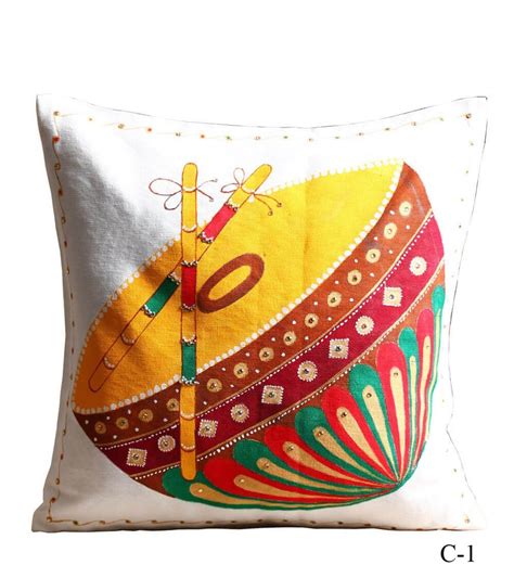 Cotton Hand Painted Cushion Cover Size 40 40cms At Best Price In Indore