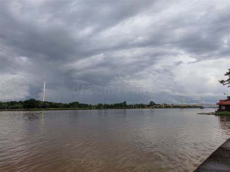 Mahakam River East Kalimantan Stock Image Image Of Mahakam Landscape