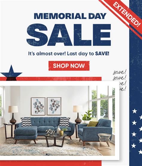 Rooms To Go Ends Today Dont Miss Memorial Day Savings Milled
