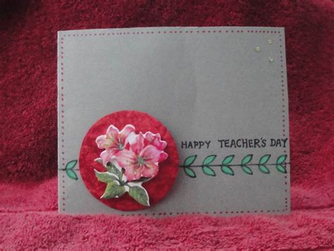 Teacher's day is the perfect day to express how you feel for your teacher. My Handmade cards: Teacher's day cards