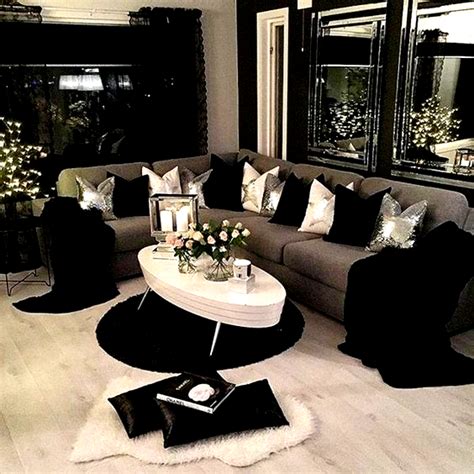 Black White And Silver Living Room Ideas 23 Best Black And Silver