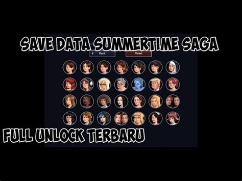 Summertimesaga 100% completed saved game and persistent. Summertime Saga version 0.17.1