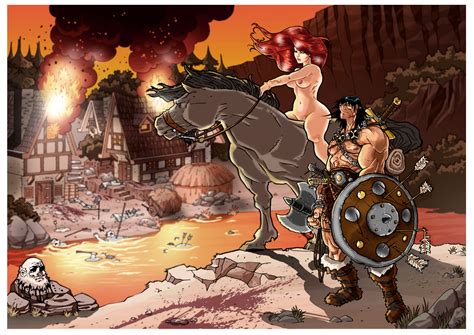 Rule Conan Conan The Barbarian Series Dynamite Comics Marvel Marvel Comics Nude Red Sonja