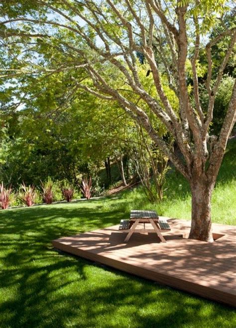 40 Amazing Big Tree Landscaping Ideas Deck Around Trees Landscaping