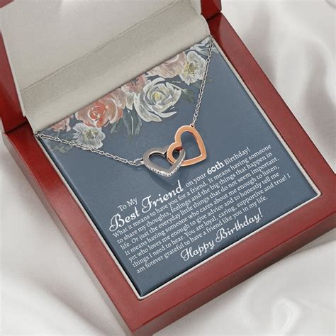 Meaningful Best Friend 60th Birthday Necklace T For Best Etsy
