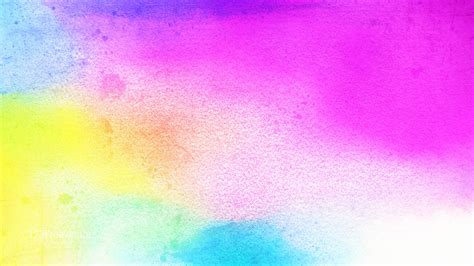 Pink Blue And Yellow Grunge Watercolour Texture Image