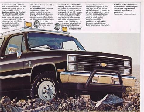1983 Chevrolet Blazer Brochure