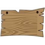 Plank Wood Clipart Wooden Planks Sign Clip