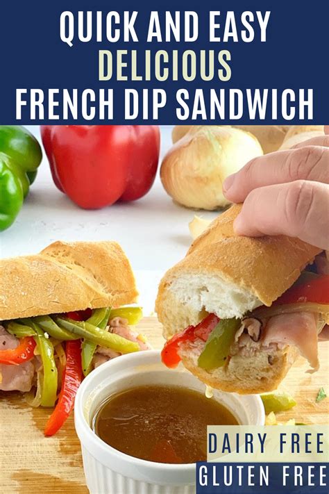 Come and browse and find some new family favorite sign up to receive free weekly emails with recipes, coupons and other money saving tips right into your inbox. Delicious French Dip Sandwich - Eating Gluten and Dairy Free