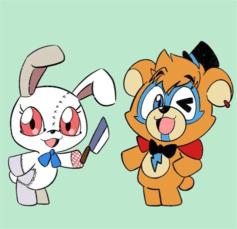 Chibi Vanny And Freddy Drawn By Me Fivenightsatfreddys In 2021 Cute