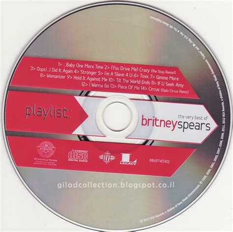 Britney Spears Collection By Gilad Playlist The Very Best Of Britney Spears