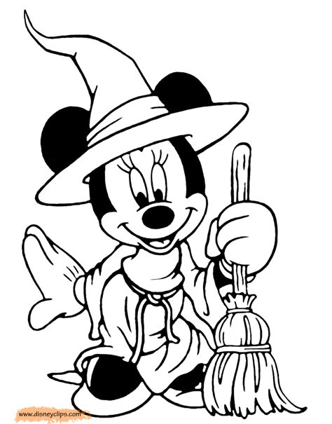 Disney Halloween Coloring Pages 4