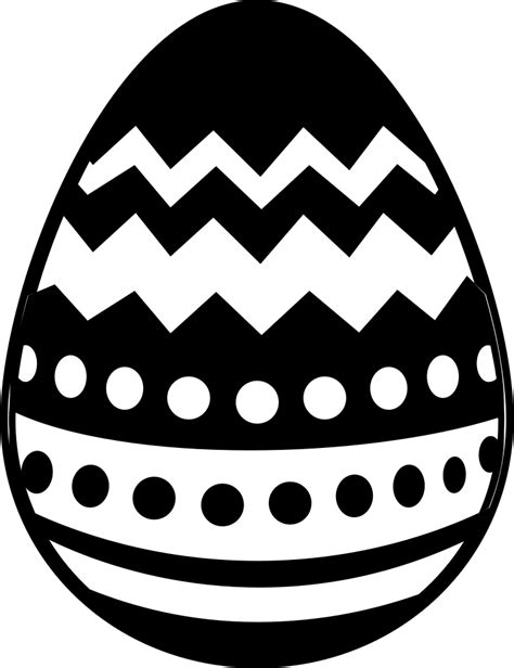 Easter Egg With Different Lines Design Svg Png Icon Free Download