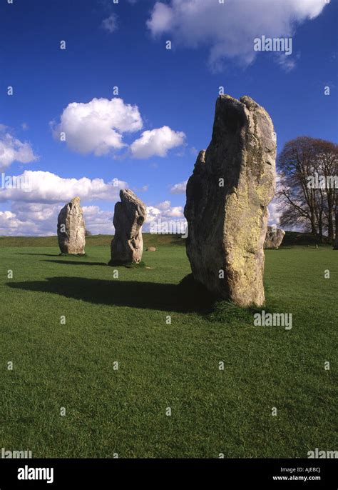 Stone Circle Avebury Wiltshire England Uk Stock Photo Alamy