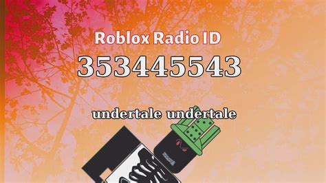 Undertale Undertale Roblox Id Roblox Radio Code Youtube