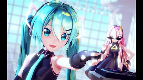 Vocaloid Mmd Fpshatsune Miku Megurine Luka Dee Youtube