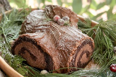 Yule Log Cake