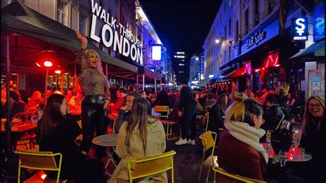 London Walk 🇬🇧 Soho London Nightlife 🍻 First Friday Night Out Post