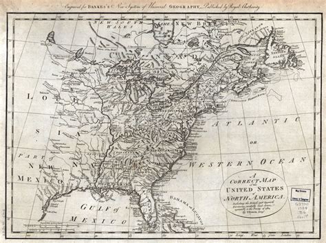 1780 Map A Correct Map Of The United States Of North America