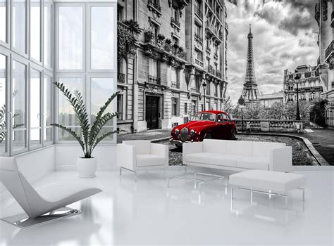 Paris Decor Paris Wallpaper Paris Wall Mural Eiffel Tower Etsy