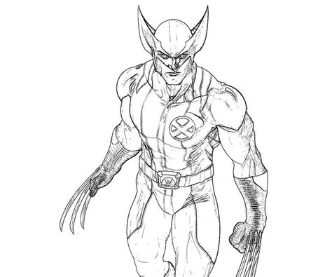 Dibujos de Wolverine (Superhéroes) para colorear – Páginas imprimibles