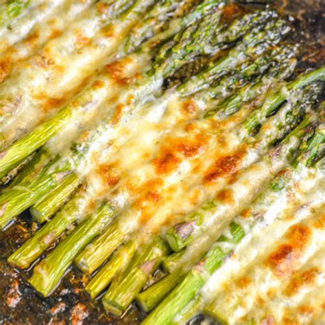 Drizzle with olive oil and season with salt and pepper. Garlic Roasted Cheesy Sheet Pan Asparagus | Recipe ...