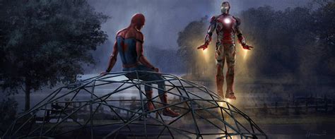 Iron Man And Spiderman 5k Artwork Hd Movies 4k Wallpapers Images