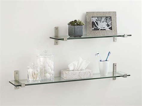 More shopping tips keep your bathroom accessories organized in your master bath or guest bath by simply installing a single glass bathroom shelf. 40 The Best Bathroom Glass Shelves Design Ideas | Floating ...