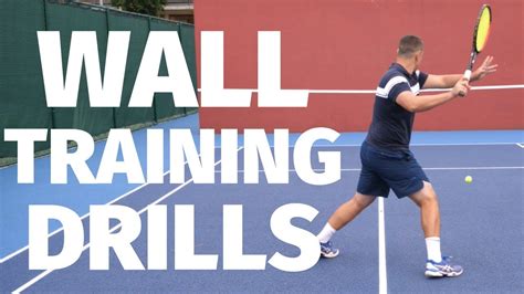Tennis Wall Drills 20 Drills To Improve Using A Practice Wall Youtube