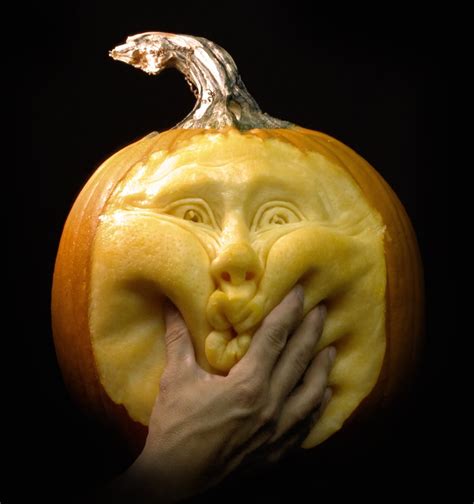 Mindblowing Halloween Pumpkin Carvings Brain Berries