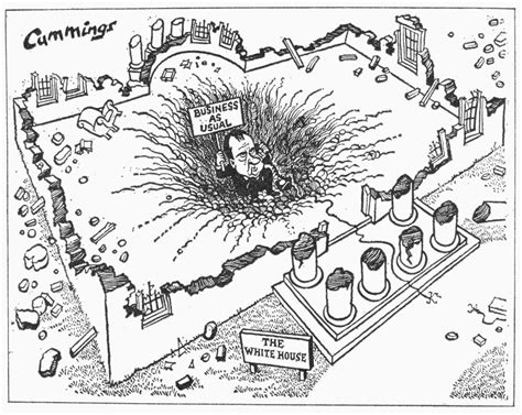 Watergate Scandal 1973 Nenglish Cartoon By Michael Cummings 1973 On The