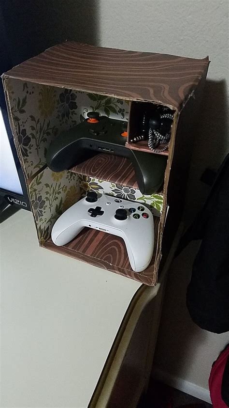Diy Xbox Controller Cabinet And Headphone Compartment Xbox Controller