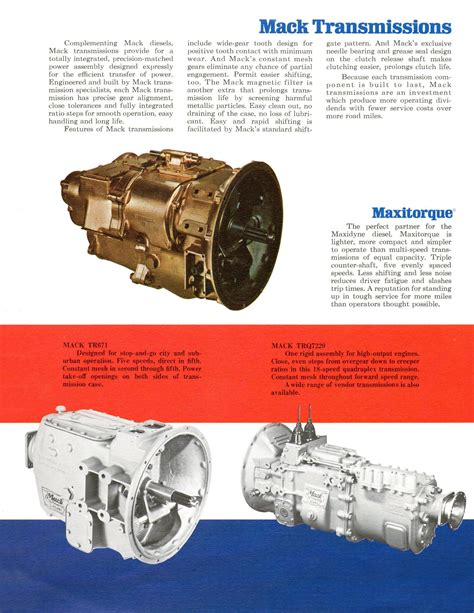 Mack R Series Brochure