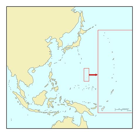 Map Of Marianas Islands Smart Quiz Wall