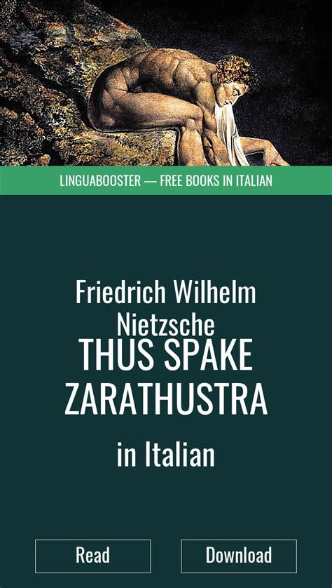 ᐈ Thus Spake Zarathustra In Italian Read The Book Online Download Pdf