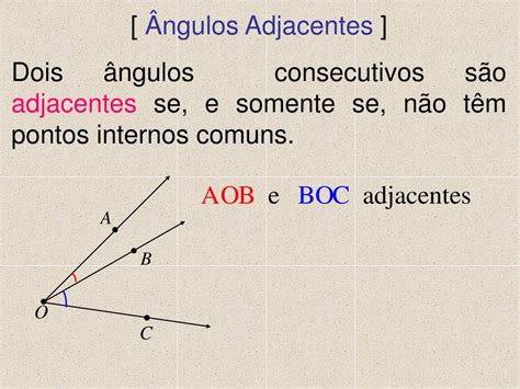 O Que São ângulos Adjacentes