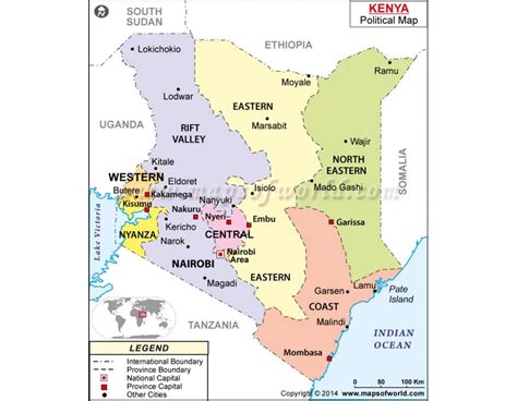 Buy Kenya Political Map