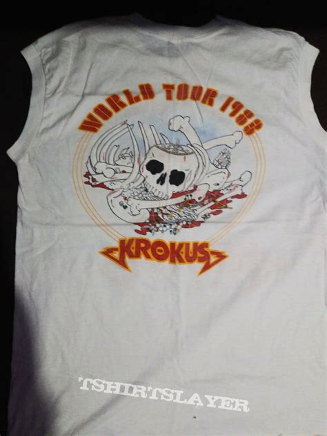 Krokus 1983 eat the rich tour | TShirtSlayer TShirt and BattleJacket ...