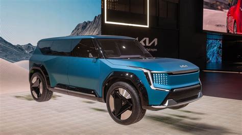 Kia Ev9 Concept For Big Boxy Electric Suv Debuts At 2021 La Auto Show