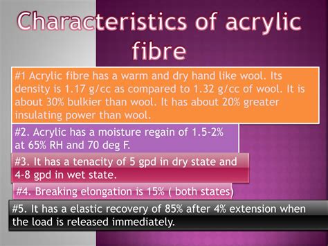Ppt Acrylic Fibers Powerpoint Presentation Free Download Id2789170