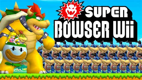 New Super Bowser Bros Wii Full Gameplay Showcase Youtube