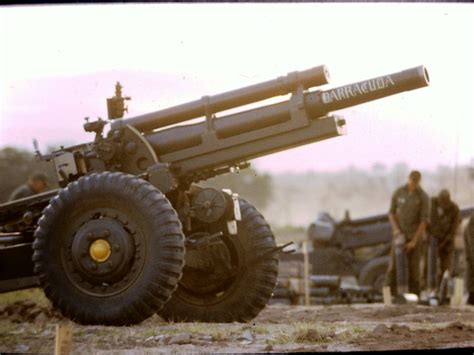 105mm Howitzer This Was In Vietnam 1965 1st Air Cavalry Flickr