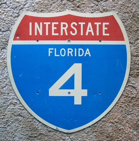 Florida Interstate 4 Aaroads Shield Gallery
