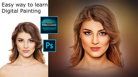 Digital Portrait Painting Photoshop Tutorial Advanced Color Full